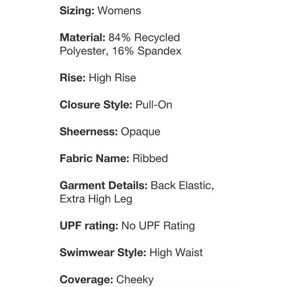 Wild Fable - Women's Ribbed High Waist High Leg Cheeky Bikini Bottom-Tan-XXS(00) - Picture 9 of 12